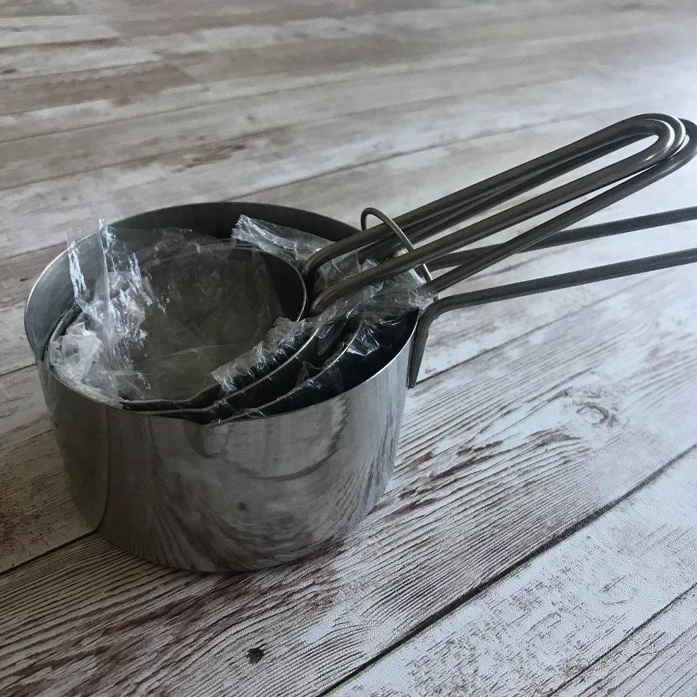 Stainless Steel Measuring Cups - Set of 4